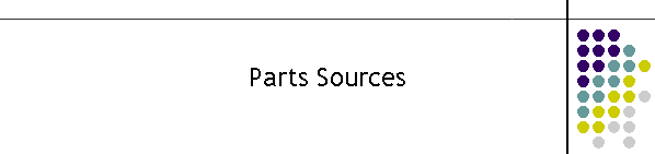 Parts Sources